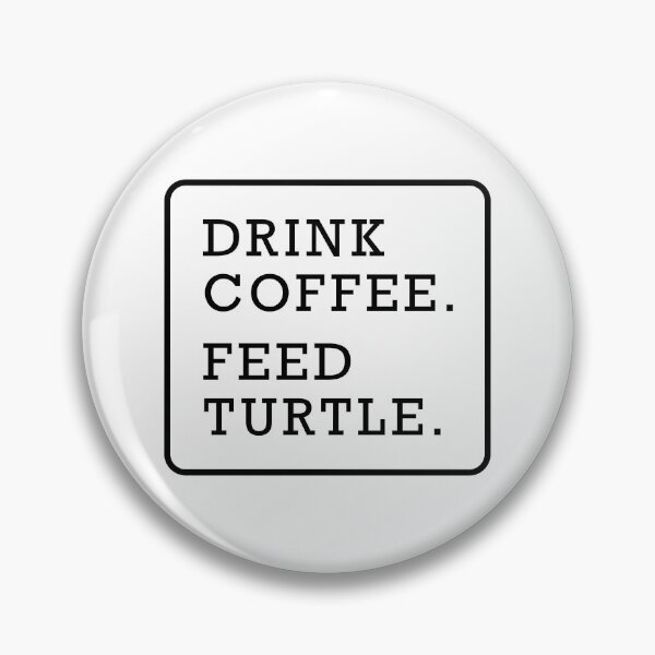 Item preview, Funny turtle coffee lover graphic text design black designed and sold by Avicularious.