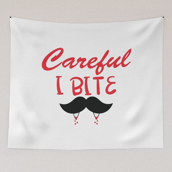Item preview, Careful I Bite Vampire Halloween min designed and sold by DeboraSPena.