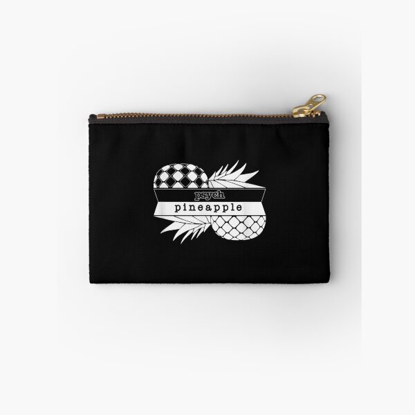 Item preview,  Black White Striped Psych Pineapple Fruit Vintage designed and sold by jennifera11.