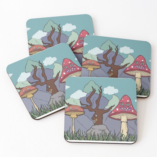 Item preview, Cartoon Mushroom - Lowbrow Art designed and sold by Koiboi11.