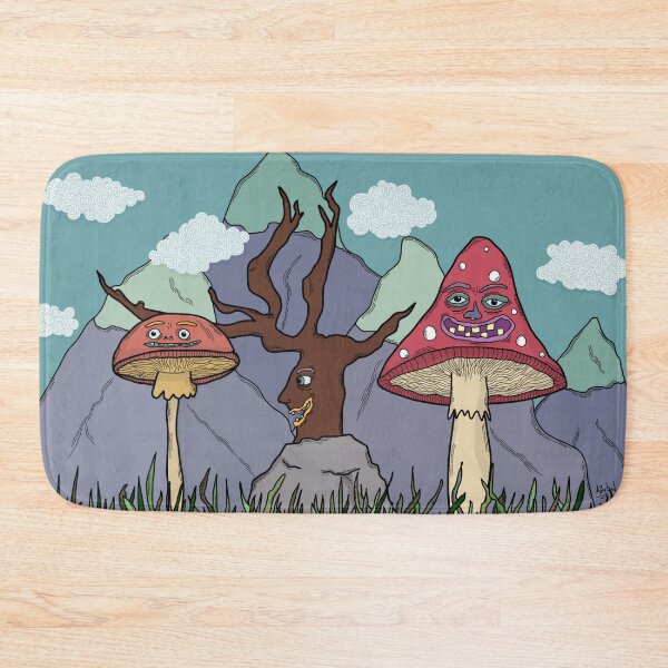Item preview, Cartoon Mushroom - Lowbrow Art designed and sold by Koiboi11.