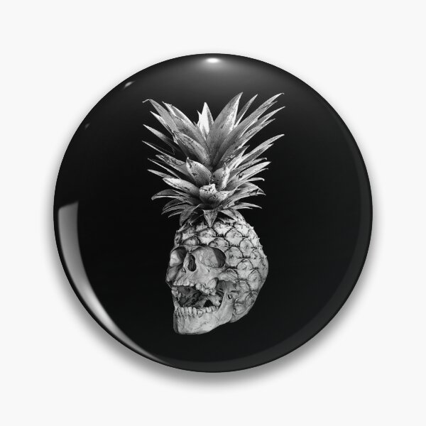 Item preview,  Skull Pineapple Hipster Bartender Cocktail Rave Gift designed and sold by lindaxse.