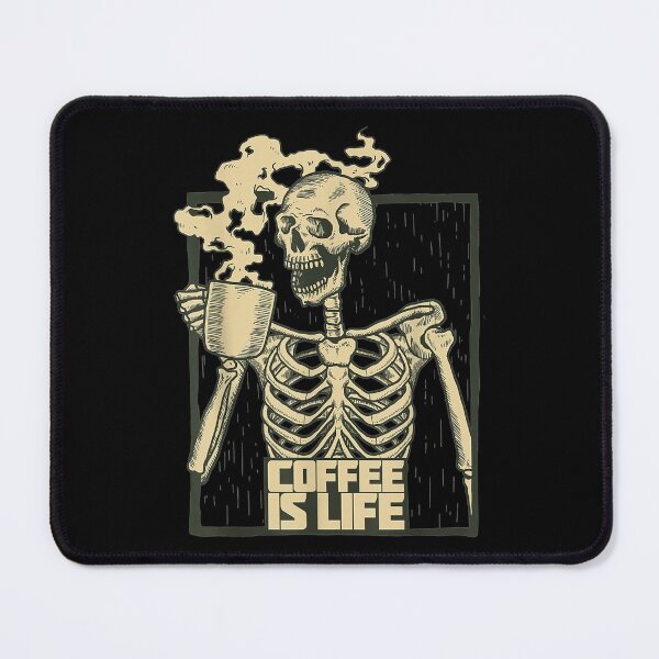 Item preview,  Skeleton Drinking Coffee designed and sold by jennifera11.