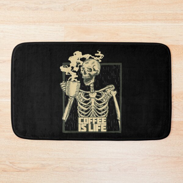 Item preview,  Skeleton Drinking Coffee designed and sold by jennifera11.