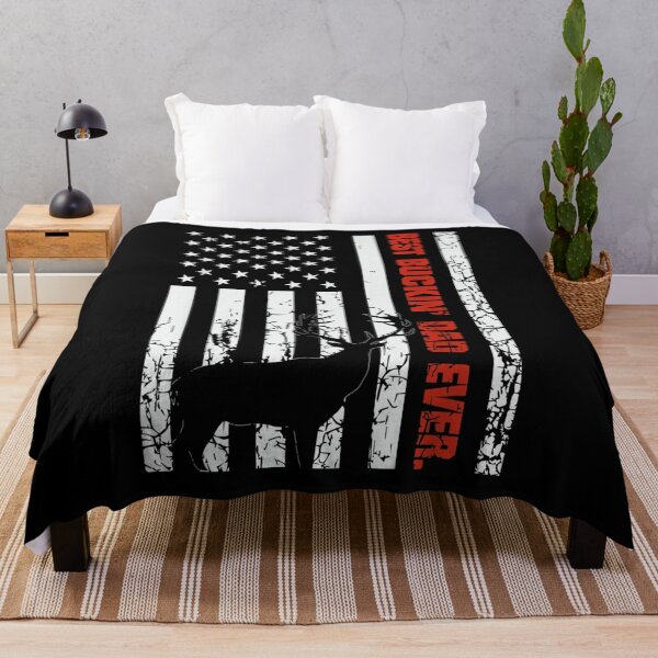 Item preview, Best Buckin Dad Ever American Flag Retro Deer Fathers Day designed and sold by lindaxse.