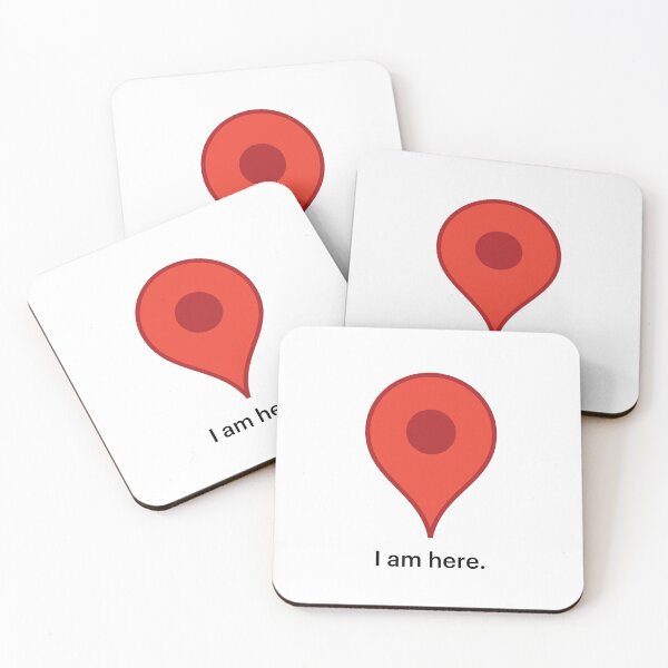 Item preview, I Am Here - Map Pointer Pin designed and sold by STUDIO-72.