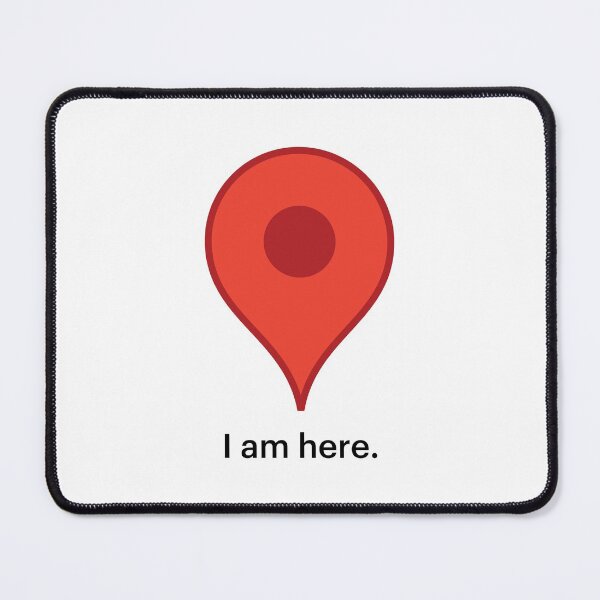 Item preview, I Am Here - Map Pointer Pin designed and sold by STUDIO-72.