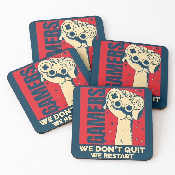 Item preview, Gamers We don't Quit We Restart designed and sold by Anuragwk.