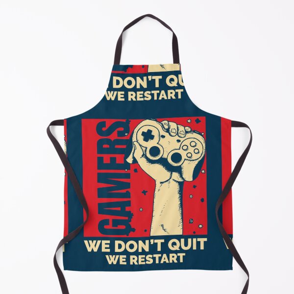 Item preview, Gamers We don't Quit We Restart designed and sold by Anuragwk.