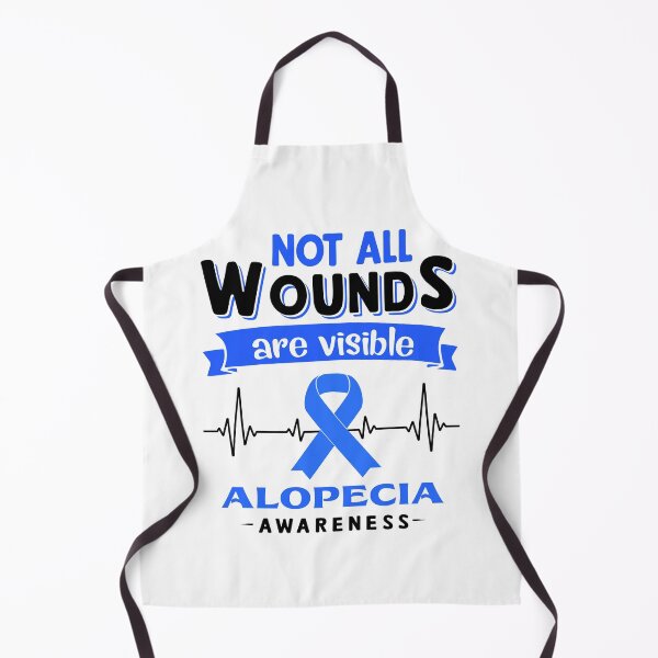Item preview, Alopecia Awareness Not All Wounds Are Visible designed and sold by Victormoratalla.