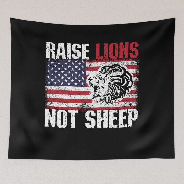 Item preview, Raise Lions Not Sheep designed and sold by rehatschek.