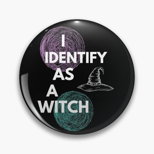 Item preview, I identify as a witch - Halloween designed and sold by Designforoz.