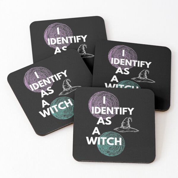 Item preview, I identify as a witch - Halloween designed and sold by Designforoz.
