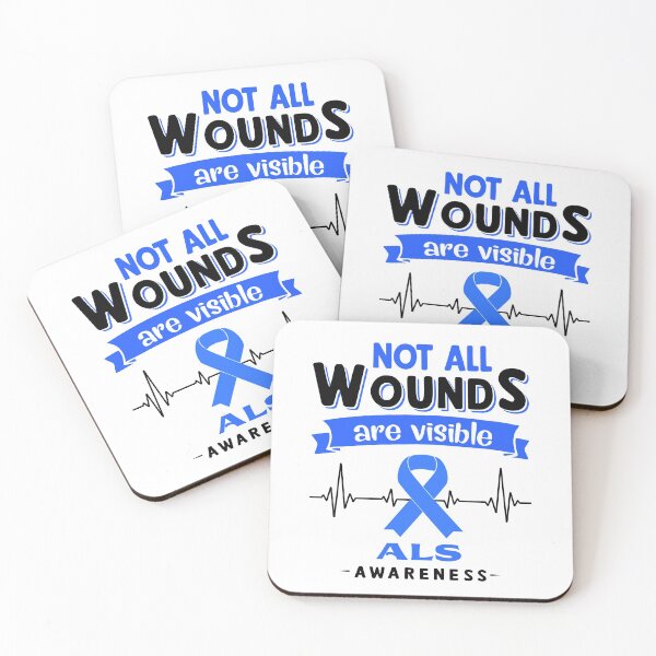 Item preview, ALS Awareness Not All Wounds Are Visible designed and sold by Victormoratalla.