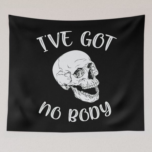 Item preview, Ive Got No Body Halloween Skull min designed and sold by KaraSisson.