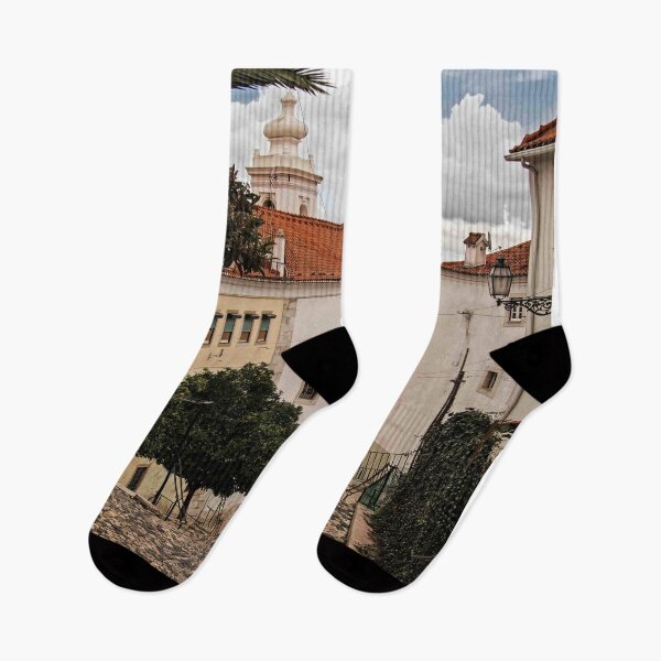 Item preview, Leaving Alfama - 4 - Santa Lucia At The End Of The Path © designed and sold by © Hany G. Jadaa © Prince John Photography.
