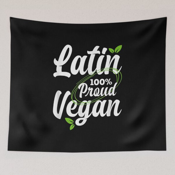 Item preview,  Vegan Proud Latin 100 Pro Vegetarian Idea designed and sold by lindaxse.