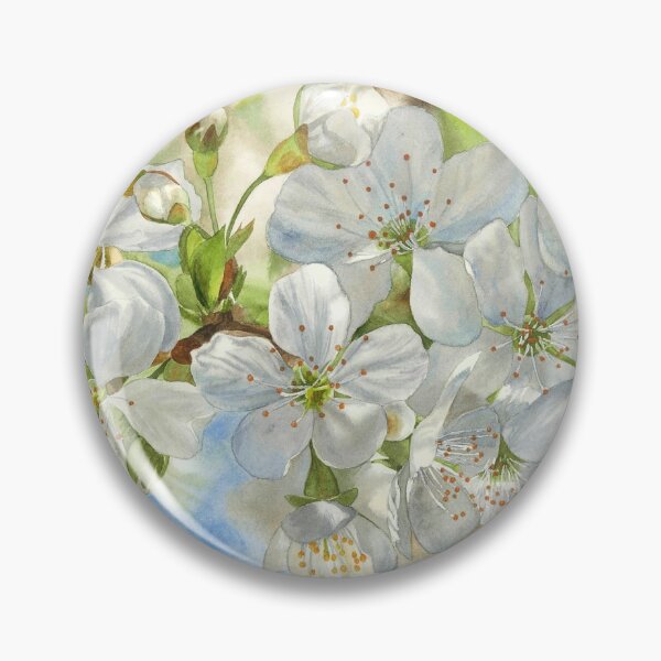 Item preview, Watercolor cherry blossoms designed and sold by victorsboutique.