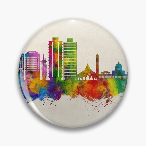 Item preview, Abuja Nigeria Skyline designed and sold by ArtPrints.