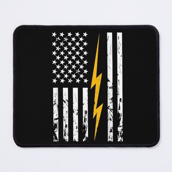 Item preview,  Flag Electrician American Electric Bolt Lineman Usa designed and sold by lindaxse.