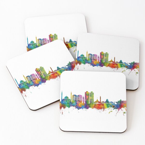 Item preview, Abuja Nigeria Skyline designed and sold by ArtPrints.