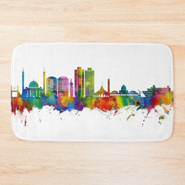 Item preview, Abuja Nigeria Skyline designed and sold by ArtPrints.