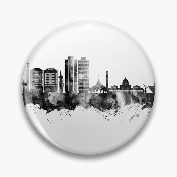 Item preview, Abuja Nigeria Skyline designed and sold by ArtPrints.