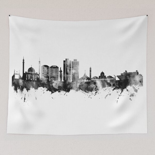 Item preview, Abuja Nigeria Skyline designed and sold by ArtPrints.