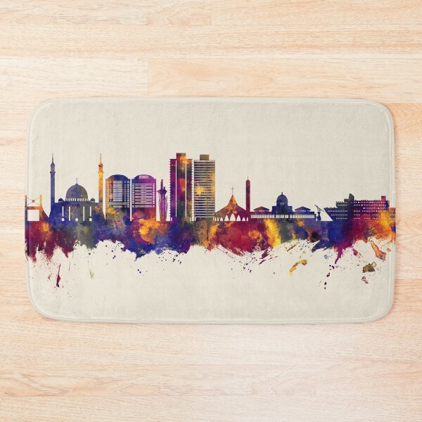 Item preview, Abuja Nigeria Skyline designed and sold by ArtPrints.