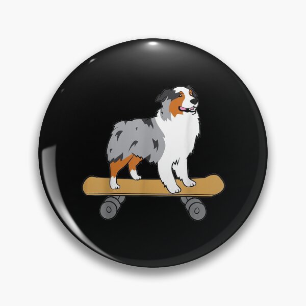 Item preview,  Aussie Skateboard Love Australian Shepherds designed and sold by lindaxse.