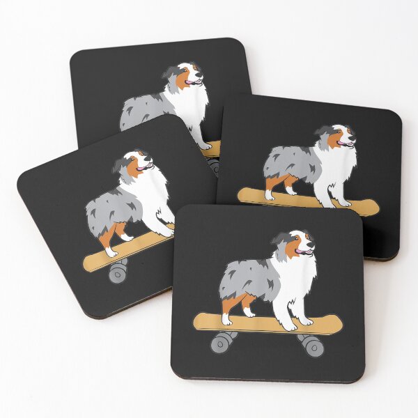 Item preview,  Aussie Skateboard Love Australian Shepherds designed and sold by lindaxse.