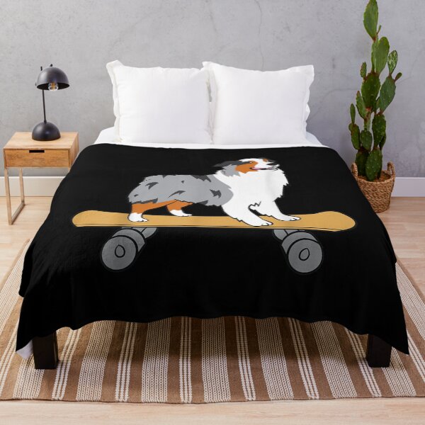Item preview, Aussie Skateboard Love Australian Shepherds designed and sold by lindaxse.