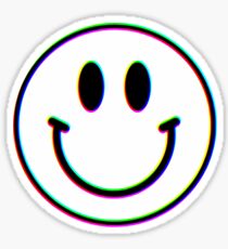 Trippy Smiley Face Sticker