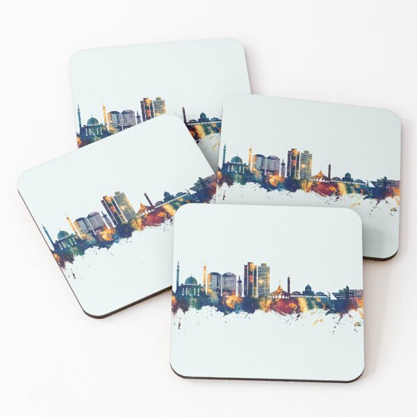 Item preview, Abuja Nigeria Skyline designed and sold by ArtPrints.