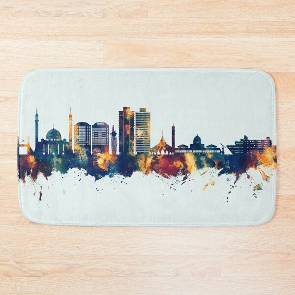Item preview, Abuja Nigeria Skyline designed and sold by ArtPrints.