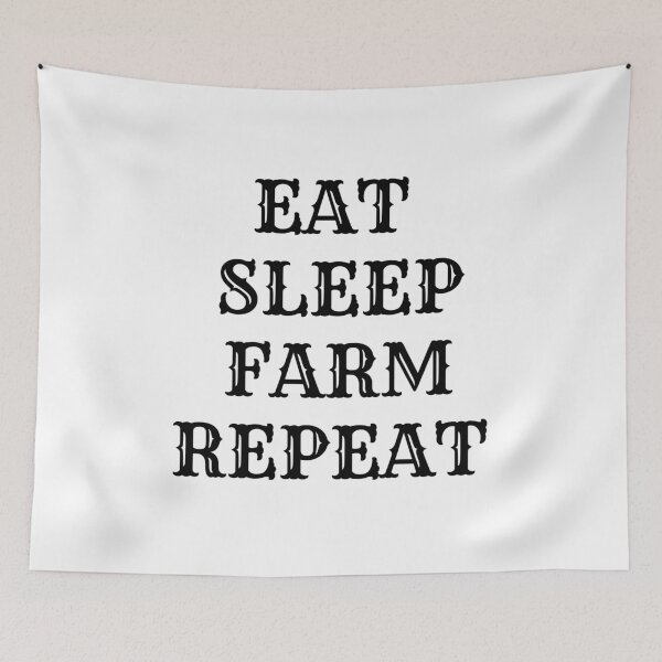 Item preview, Eat sleep farm repeat designed and sold by TopStyles.