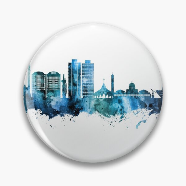 Item preview, Abuja Nigeria Skyline designed and sold by ArtPrints.