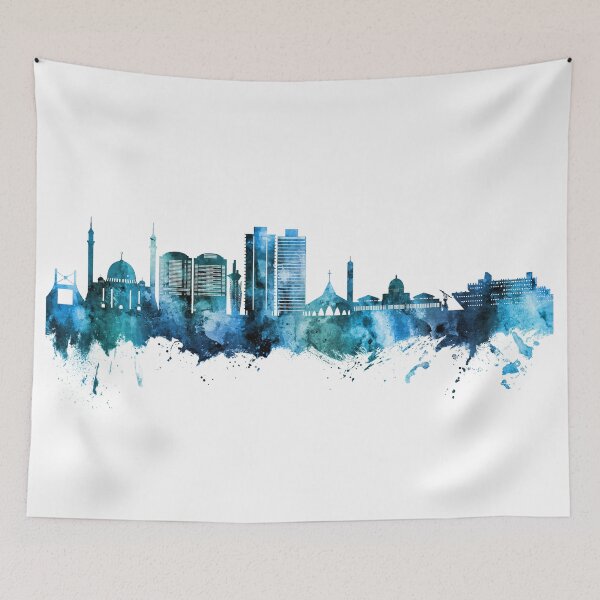 Item preview, Abuja Nigeria Skyline designed and sold by ArtPrints.