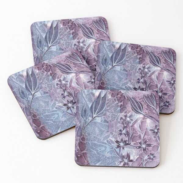 Item preview, Purple fantasy flowers designed and sold by Caroline Whittaker.