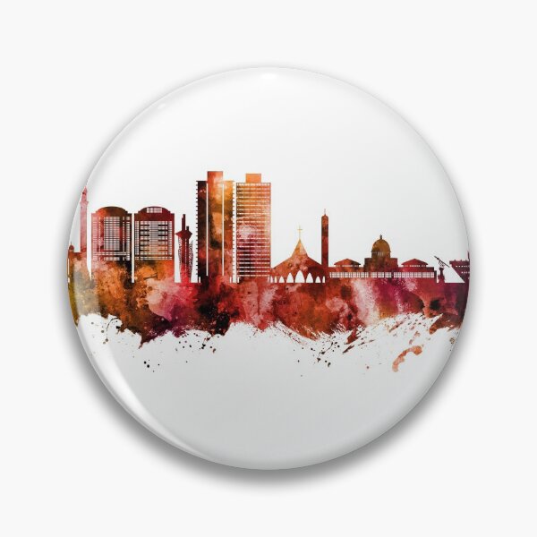 Item preview, Abuja Nigeria Skyline designed and sold by ArtPrints.