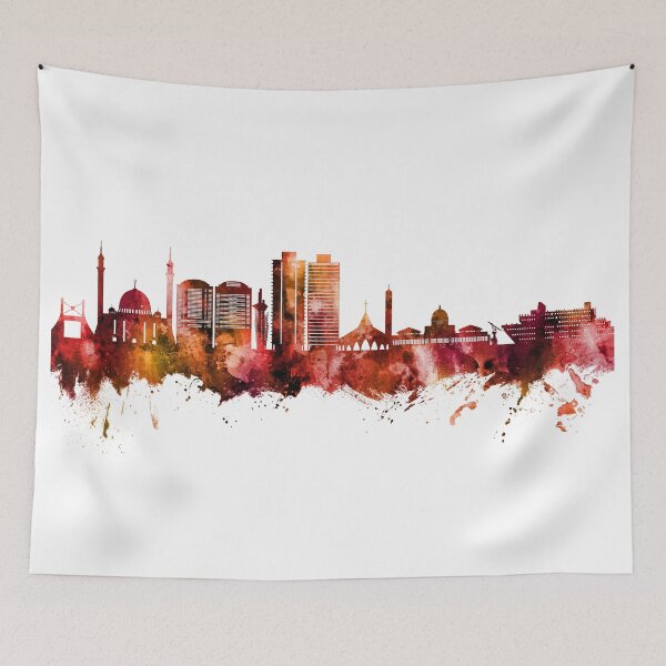 Item preview, Abuja Nigeria Skyline designed and sold by ArtPrints.