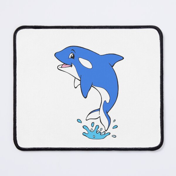 Item preview, Blue Orca cartoon Whale designed and sold by samshirts.