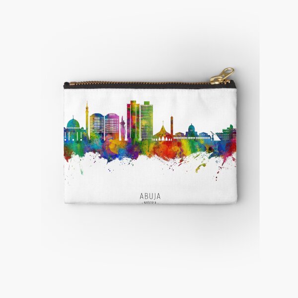Aperçu de l'œuvre Abuja Nigeria Skyline créée et vendue par ArtPrints.