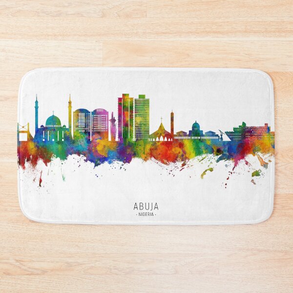 Item preview, Abuja Nigeria Skyline designed and sold by ArtPrints.