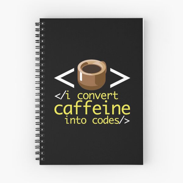 Item preview, Converts Caffeine Into Codes, Funny Coffee & Coding Graphic designed and sold by GO SHIRT-TEE.