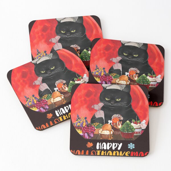 Item preview, Happy HalloThanksMas Cat Baking Funny Baker Halloween designed and sold by Michaelmansr572.