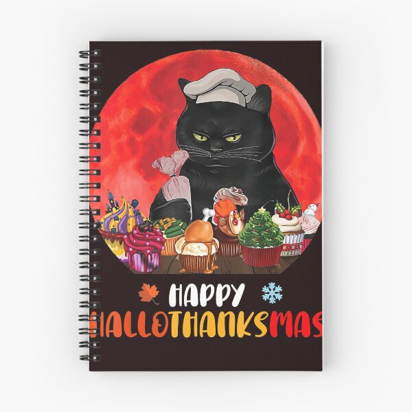 Item preview, Happy HalloThanksMas Cat Baking Funny Baker Halloween designed and sold by Michaelmansr572.