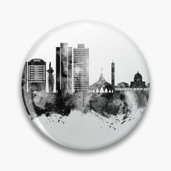 Item preview, Abuja Nigeria Skyline designed and sold by ArtPrints.