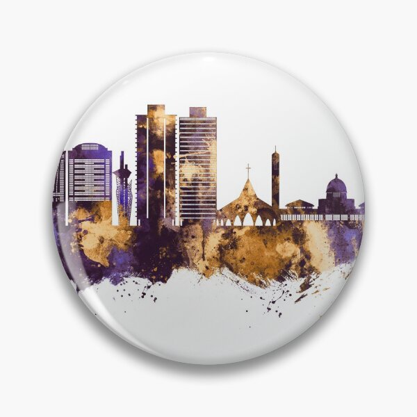 Item preview, Abuja Nigeria Skyline designed and sold by ArtPrints.