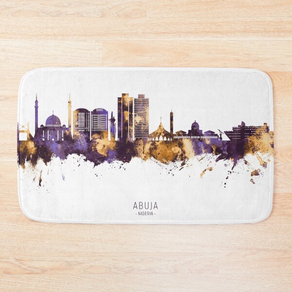 Item preview, Abuja Nigeria Skyline designed and sold by ArtPrints.
